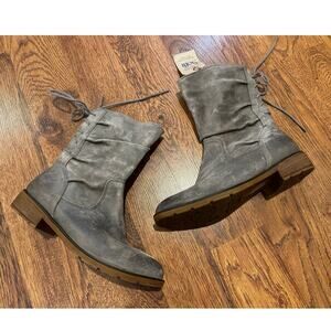 Sofft Women’s Sharnell Waterproof Leather Boots – Gray Size 6.5 NWOB Comfort